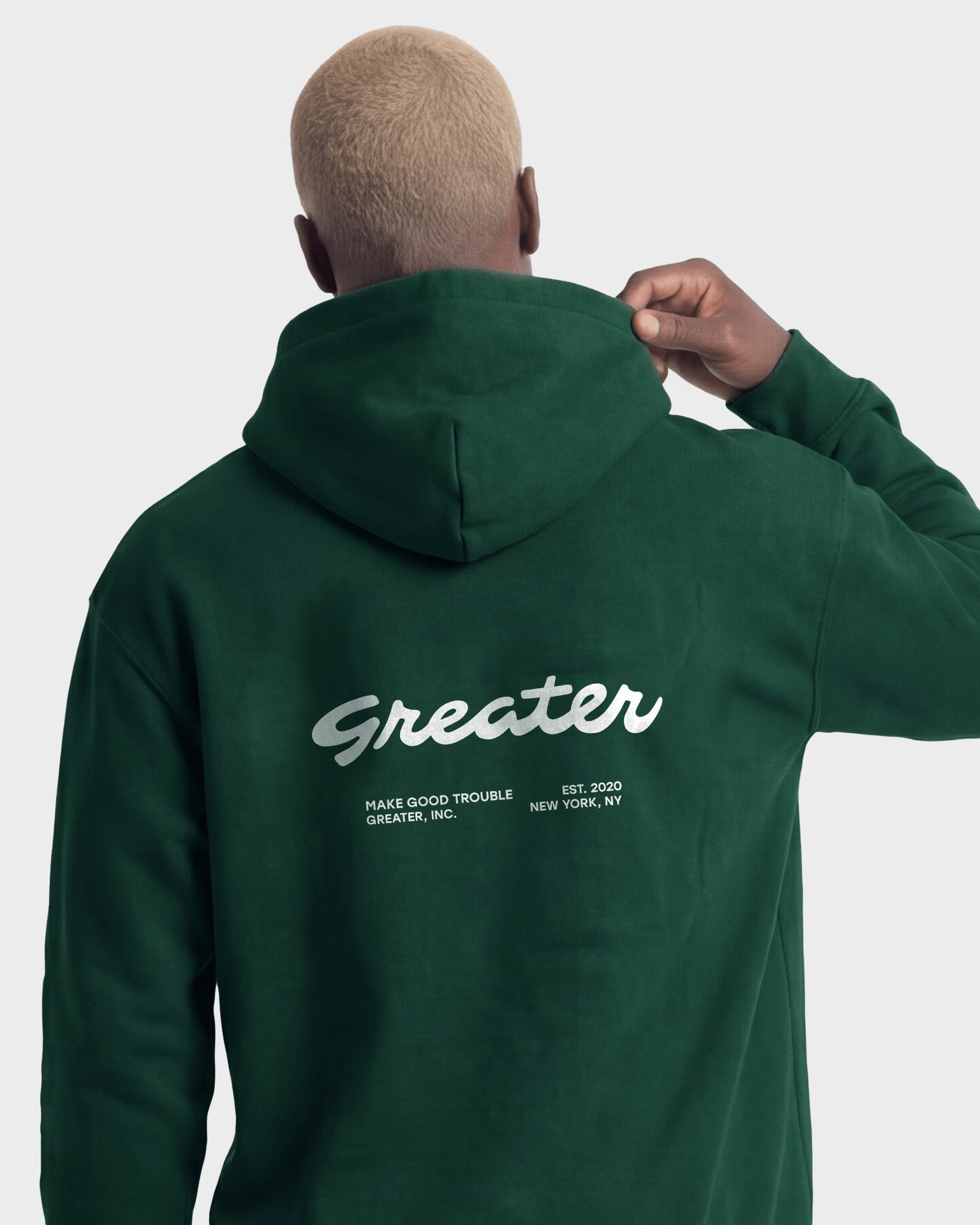 Greater Unisex Hoodie in Green