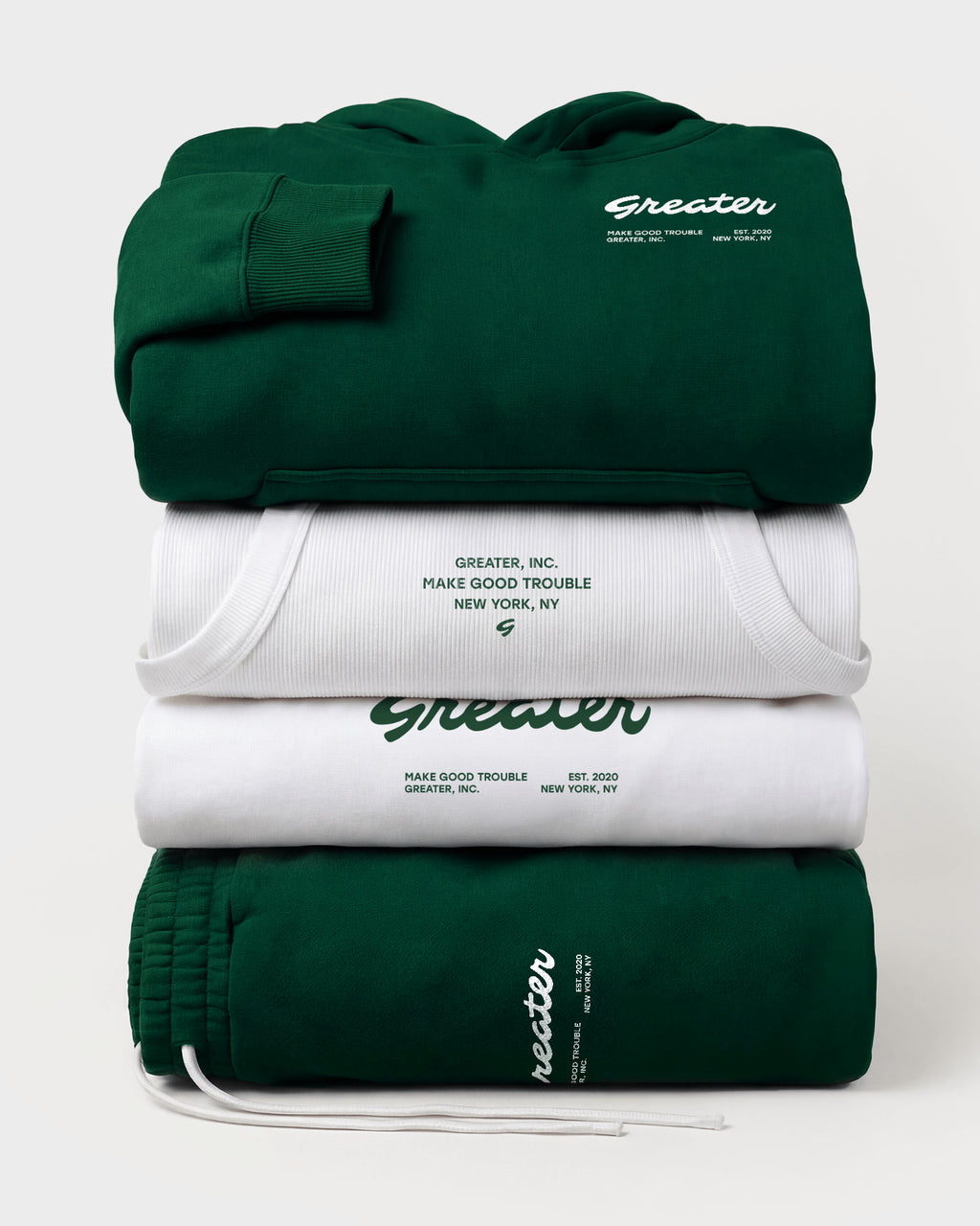 Greater Unisex Hoodie in Green