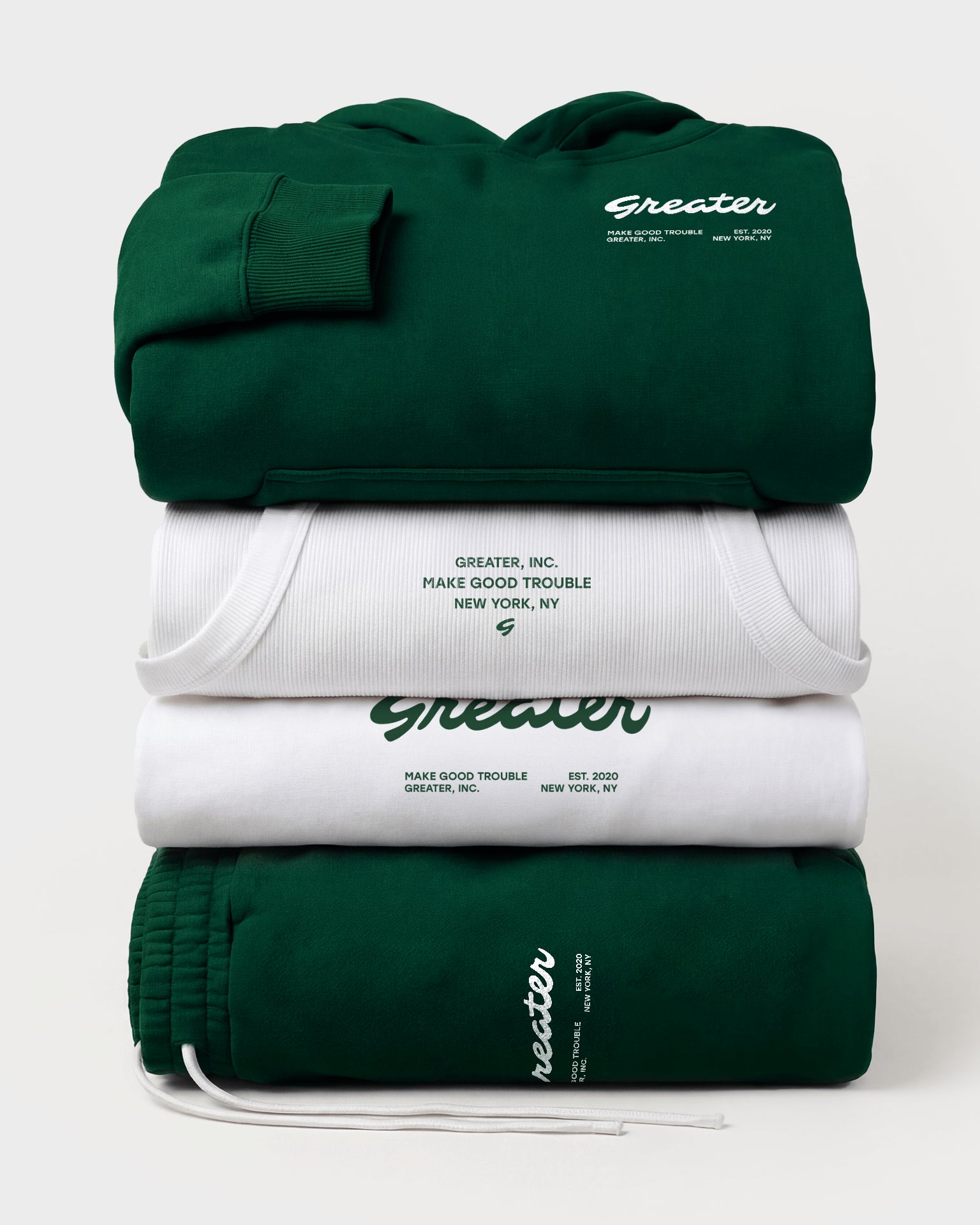 Greater Unisex Hoodie in Green