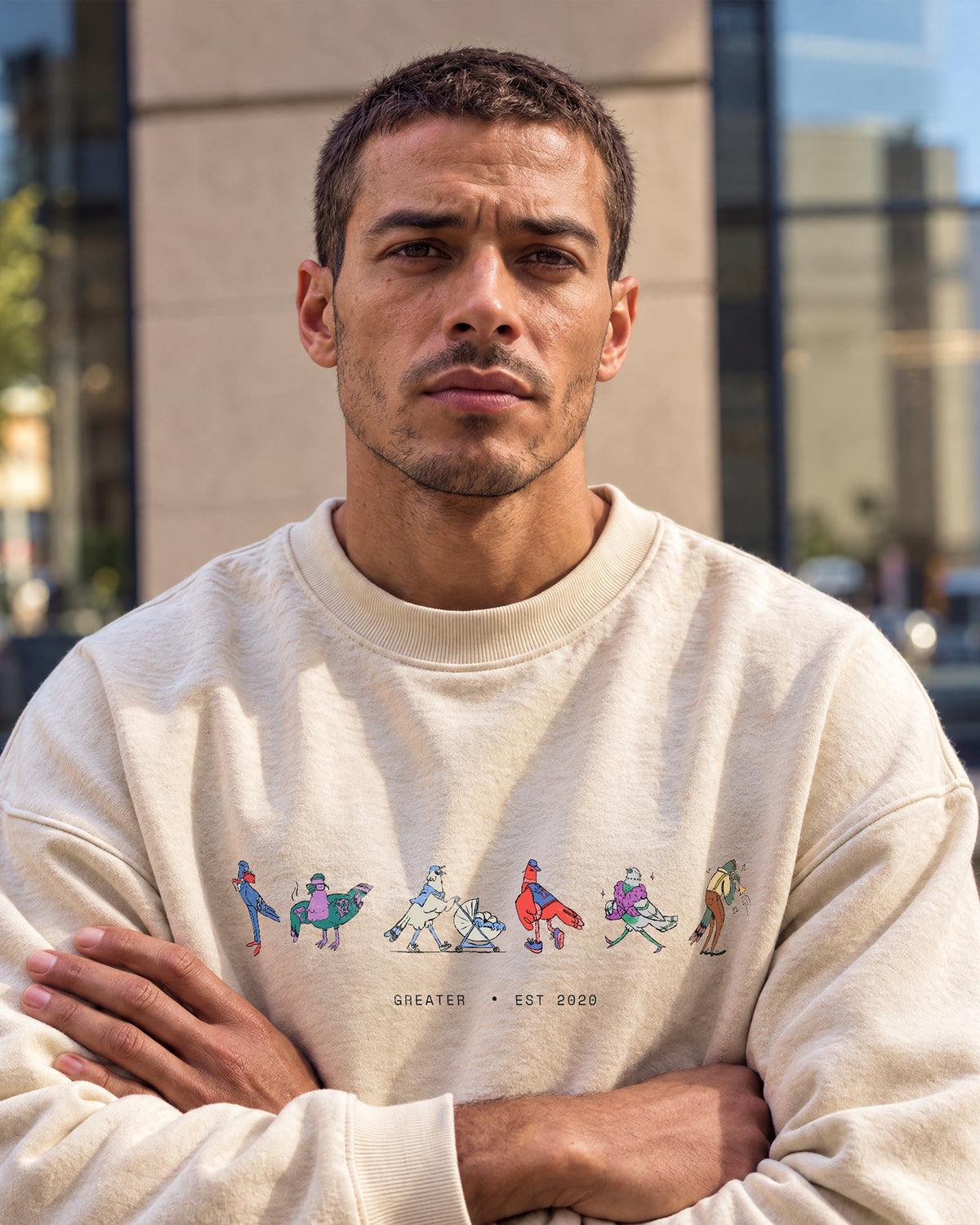 Birds on the Block Heavyweight Sweatshirt