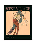 West Village Pigeon Poster