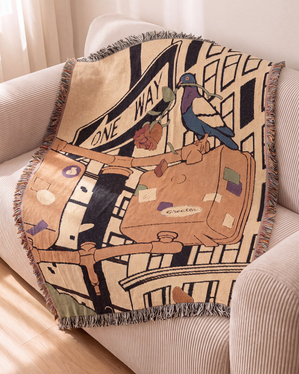Local Delivery Woven Blanket