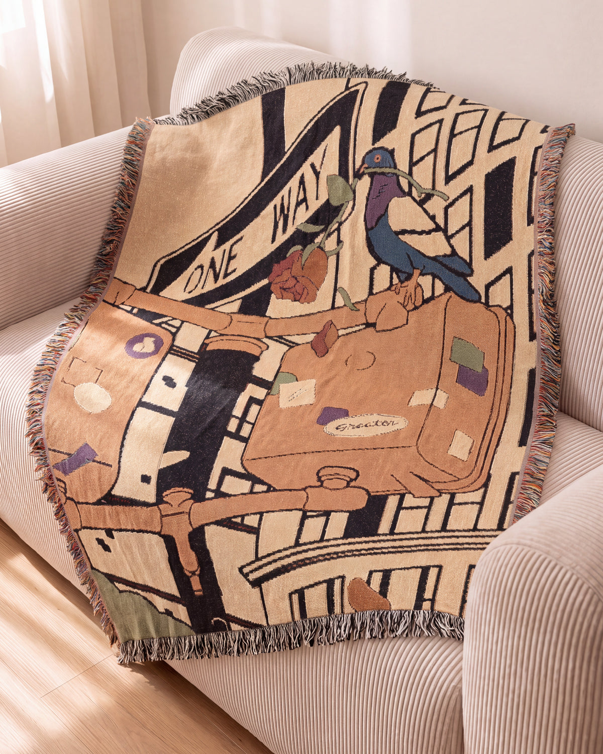 Local Delivery Woven Blanket