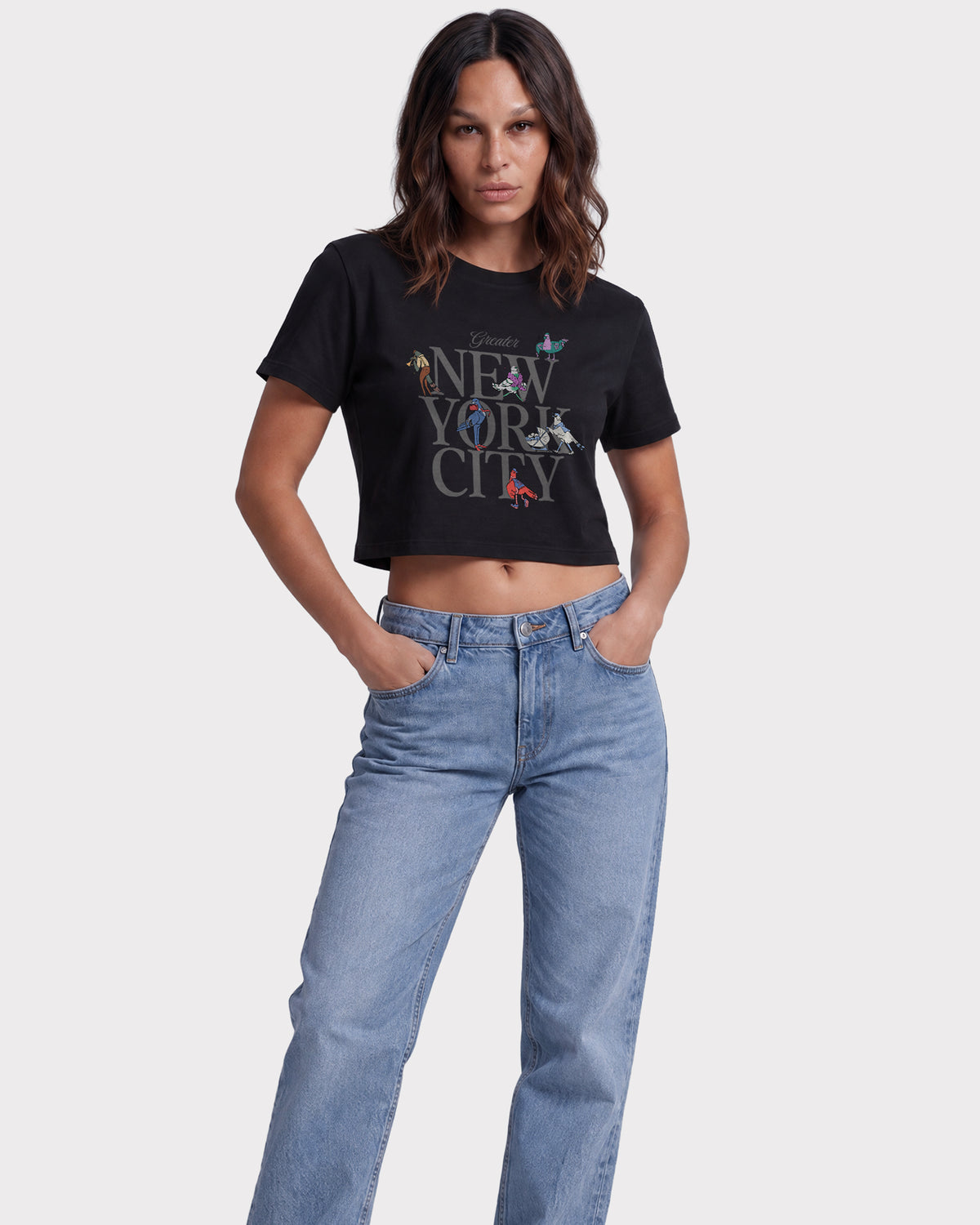 Birds on the Block Baby Tee