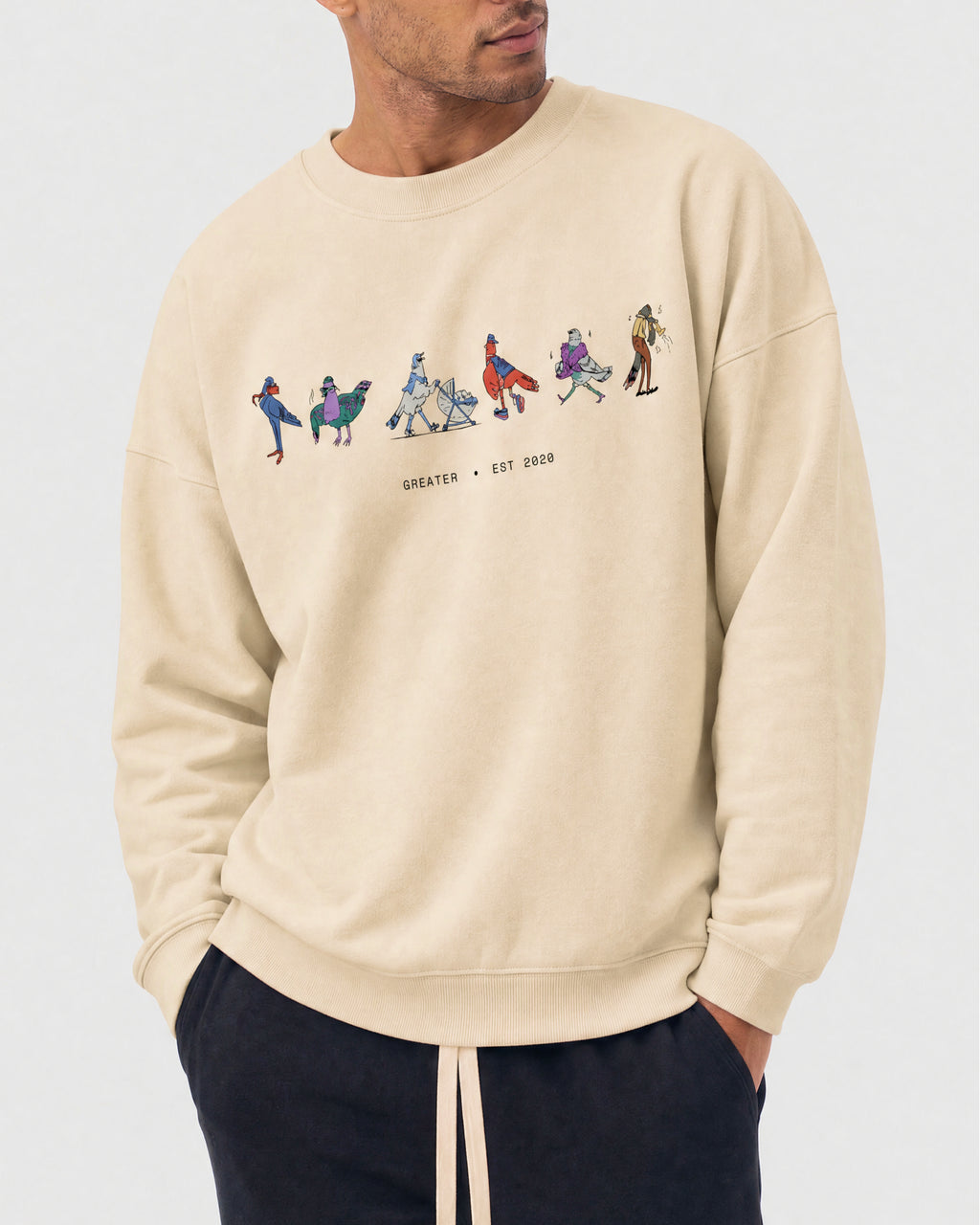 Birds on the Block Heavyweight Sweatshirt