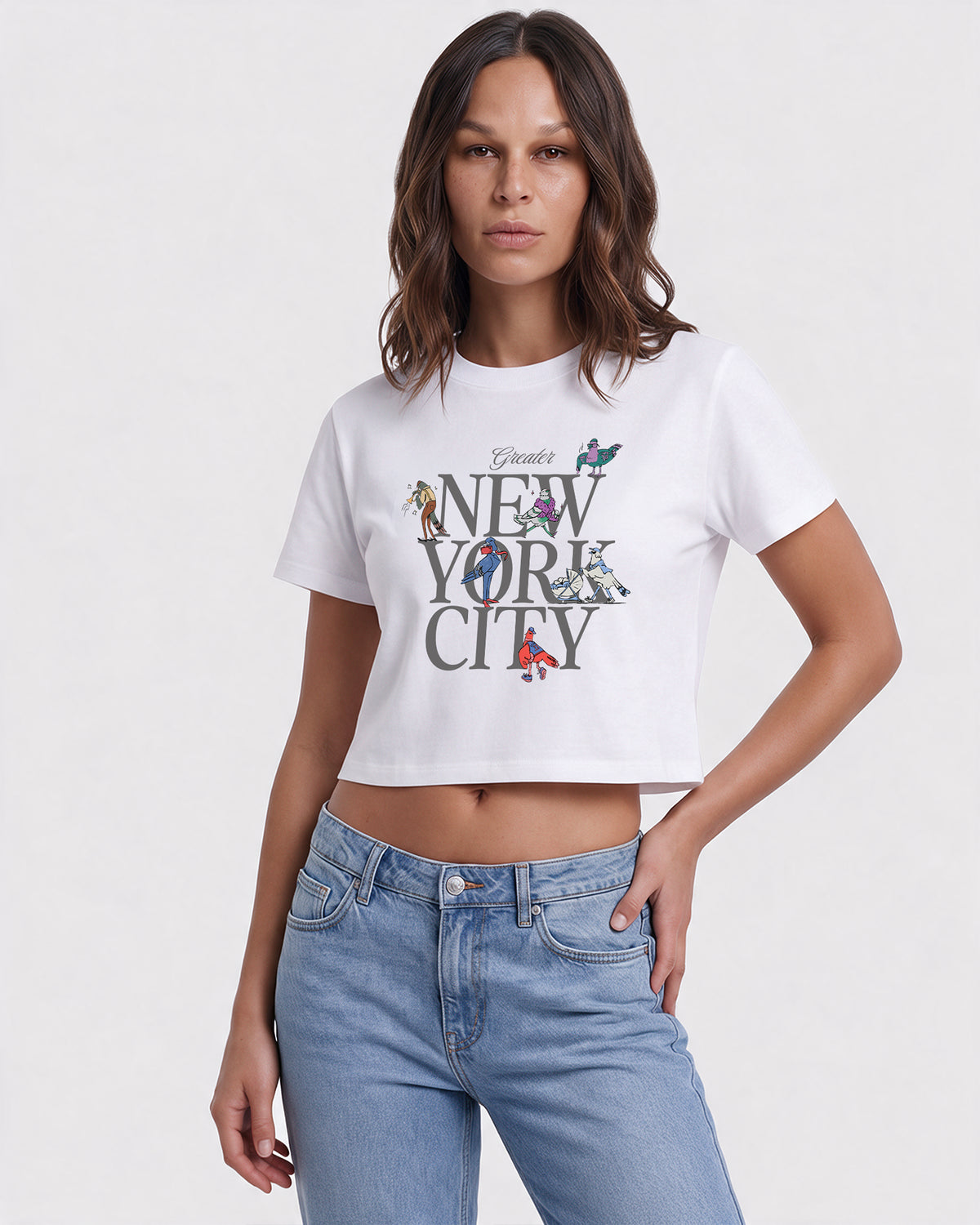 Birds on the Block Baby Tee
