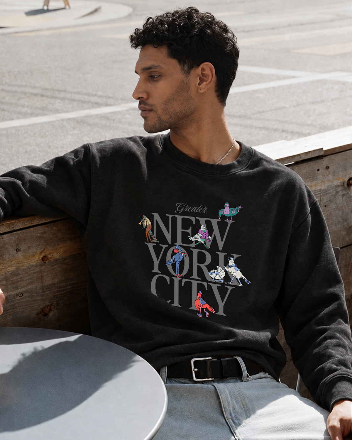 Birds on the Block Crewneck Sweatshirt