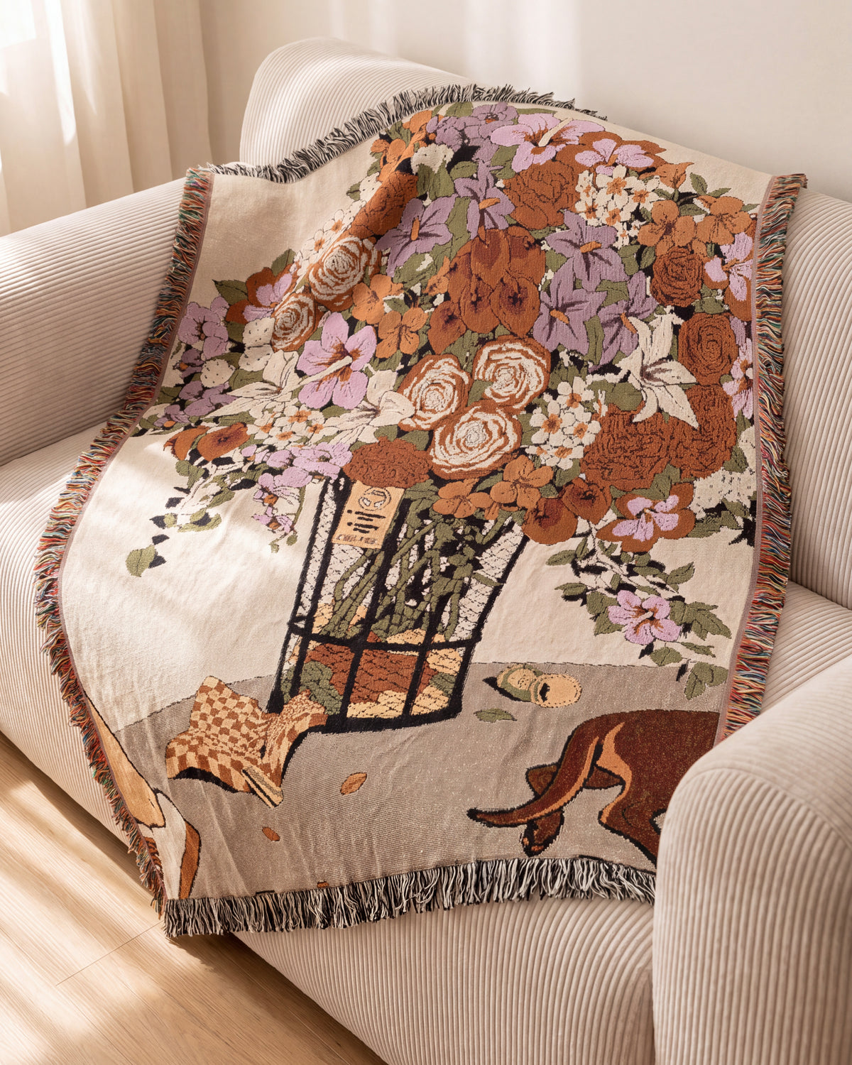 Bodega Bouquet Woven Blanket