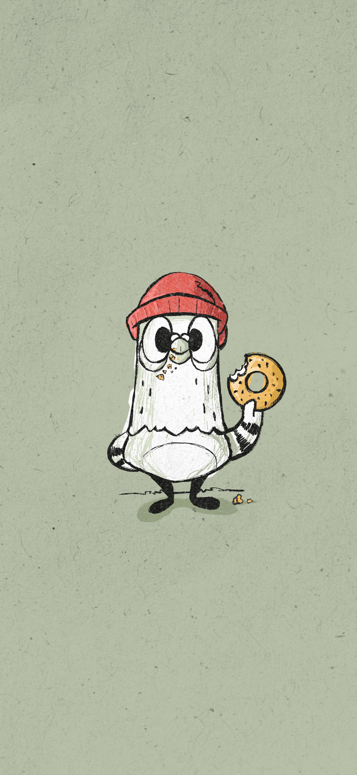 Frankie Bagel Break Mobile Wallpaper