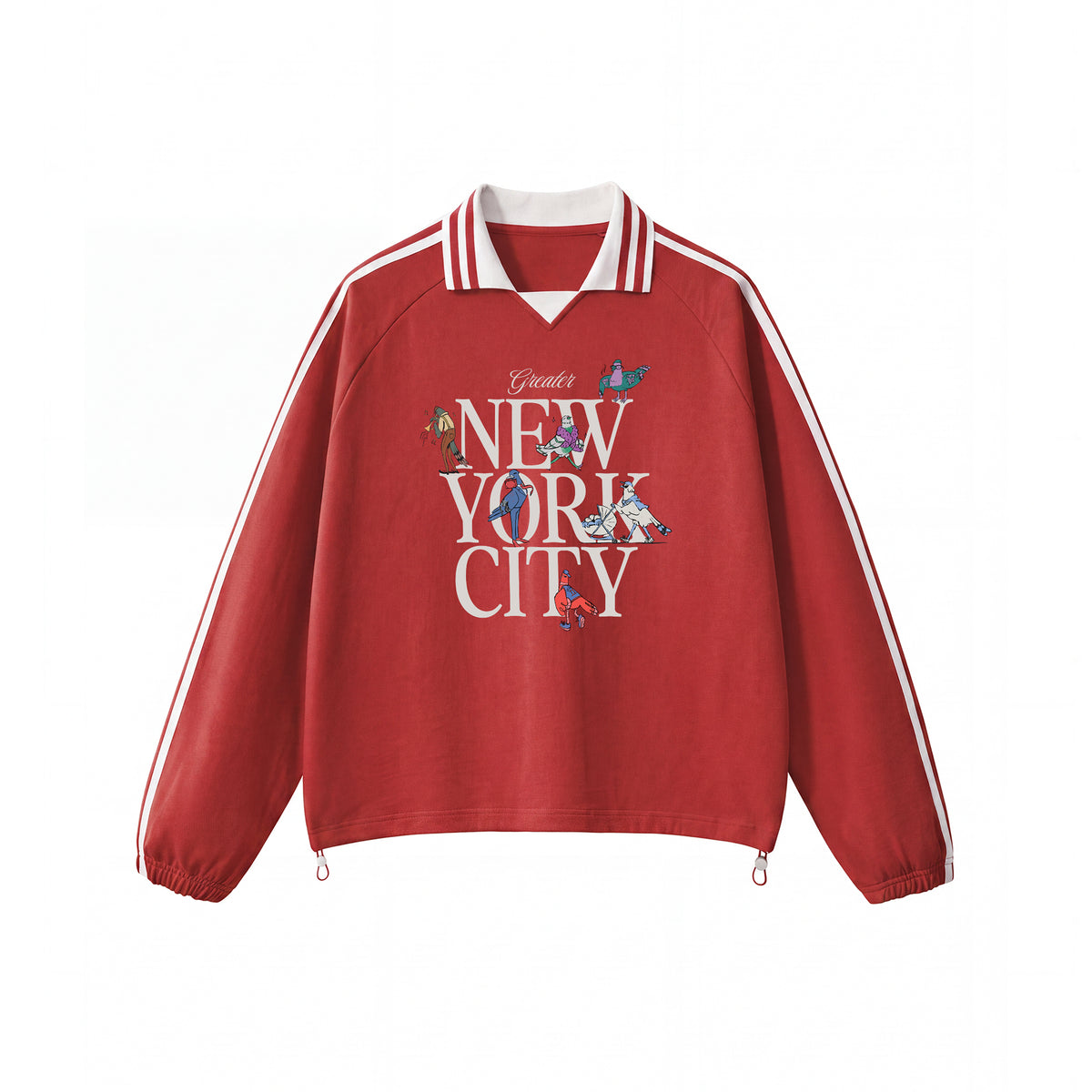 Birds on the Block Collar Sweatshirt