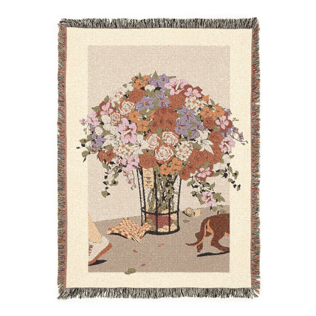 Bodega Bouquet Woven Blanket