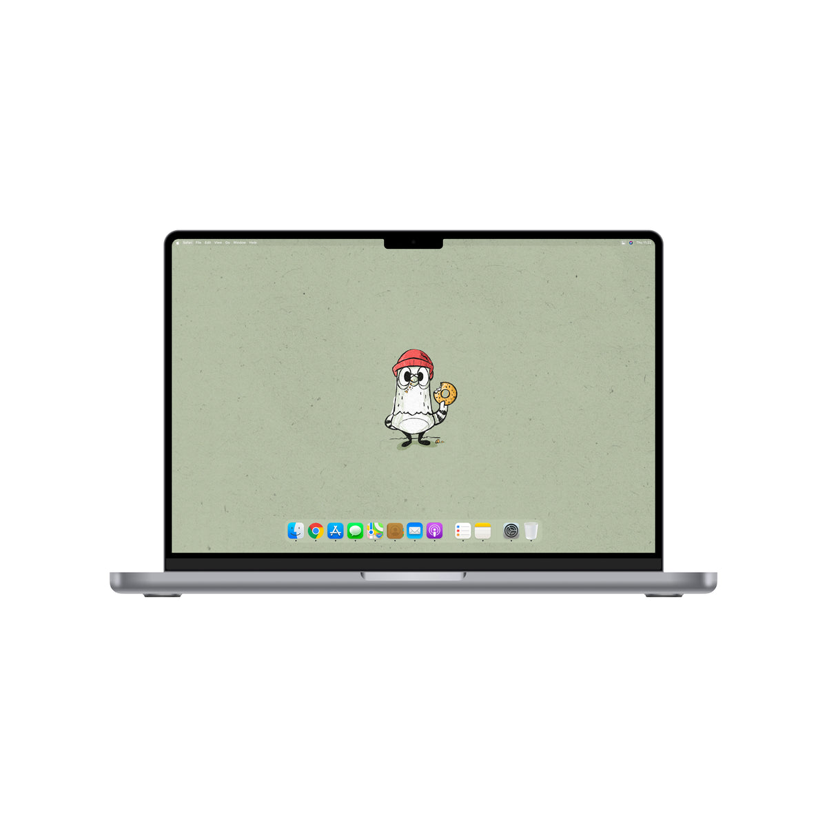Frankie Bagel Break Desktop Wallpaper