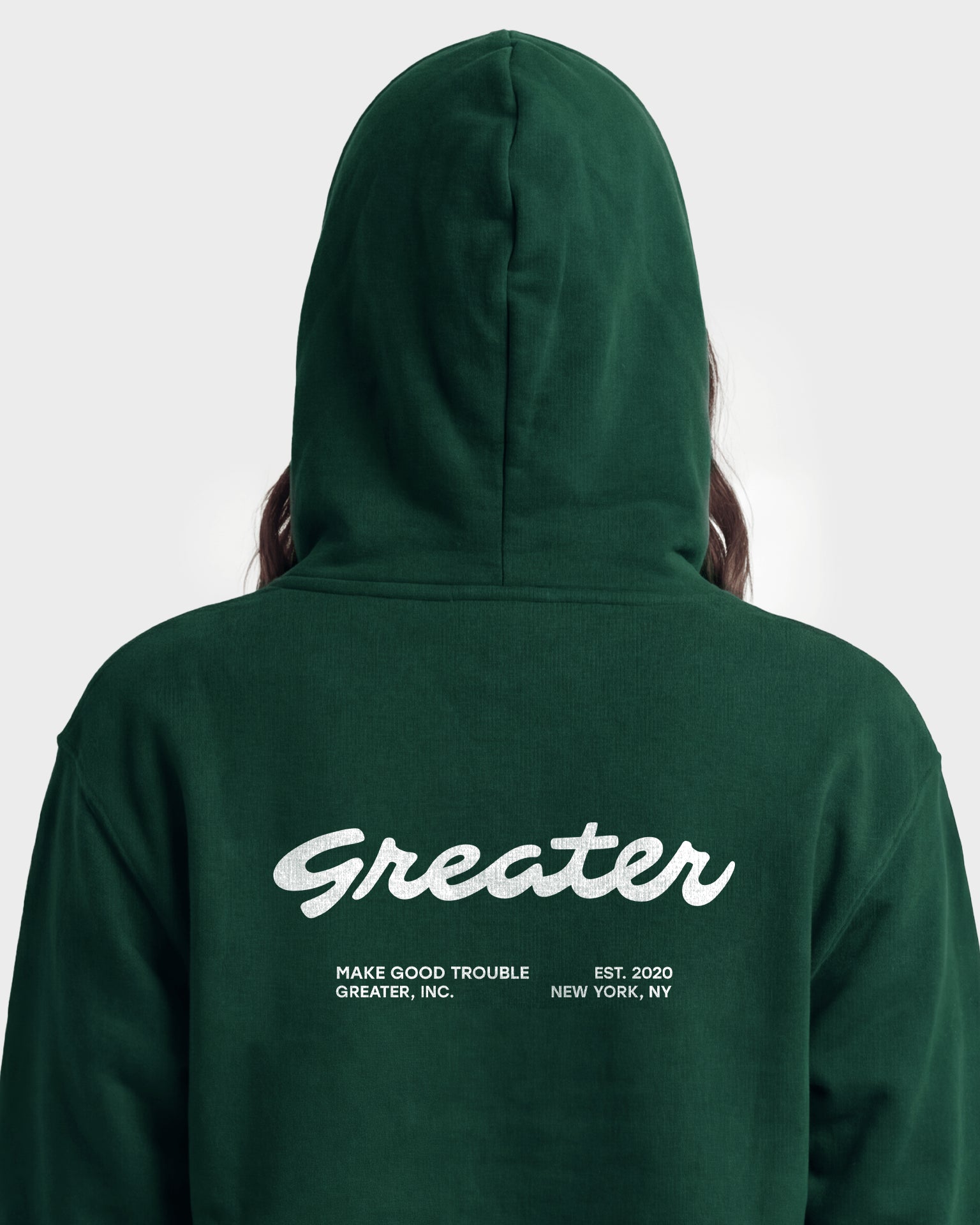 Greater Unisex Hoodie in Green
