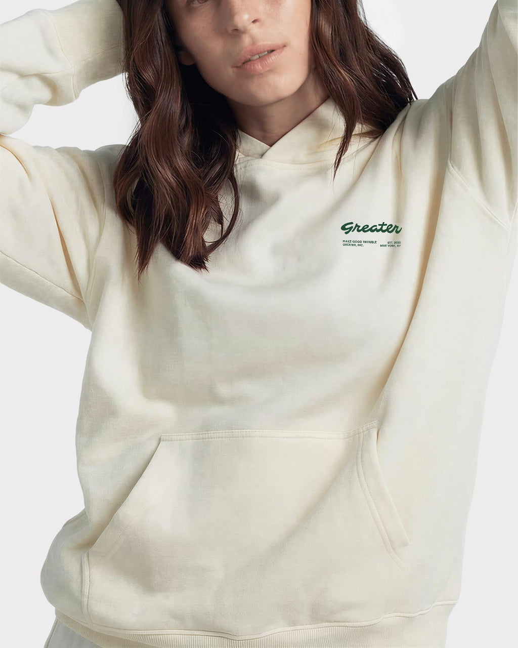 Greater Unisex Hoodie in Green